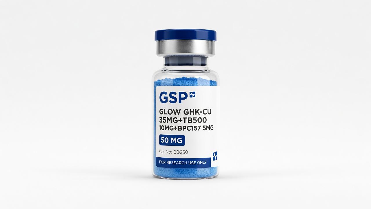GLOW GHK-CU 35mg+TB500 10mg+BPC157 5mg