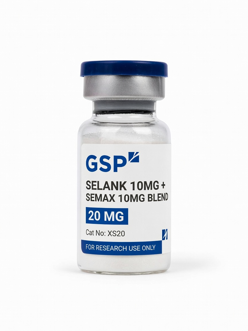 Selank 10mg + Semax 10mg Blend