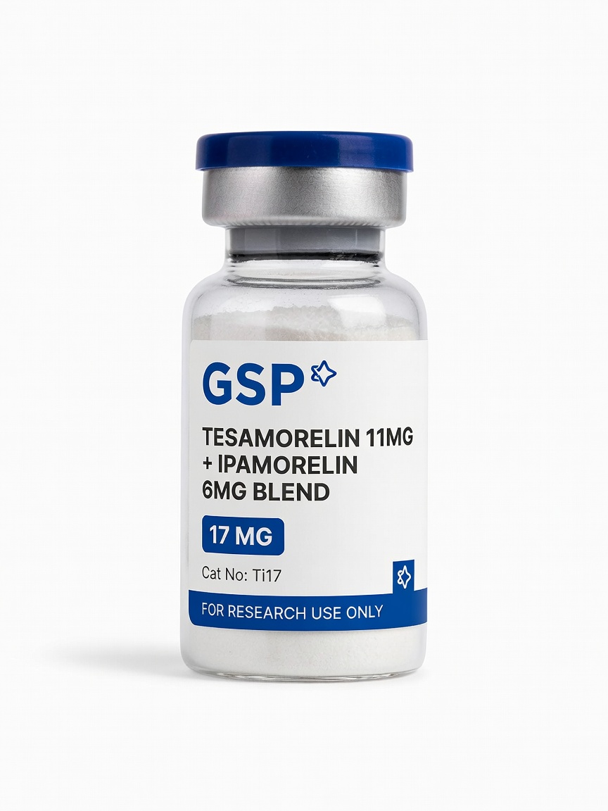 Tesamorelin 11mg + Ipamorelin 6mg Blend